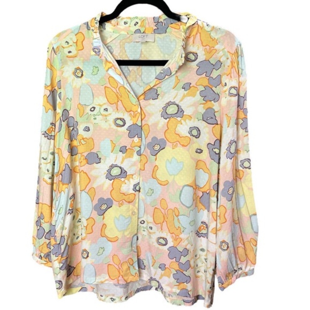 Colorful Floral Blouse